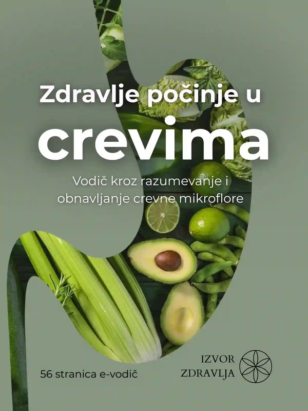ZDRAVLJE POČINJE U CREVIMA  | E-vodič za ravnotežu, energiju i jasnoću tela